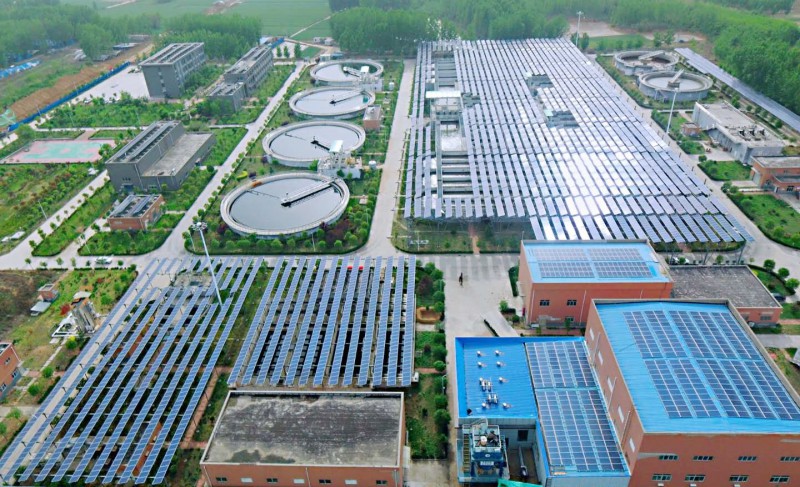 光伏發電2--鄭州市航空港區第二污水處理廠水務光伏發電項目