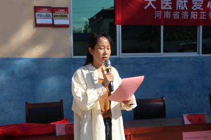 河南省洛陽正骨醫(yī)院(河南省骨科醫(yī)院)到王孟鎮(zhèn)開展惠民義診活動210